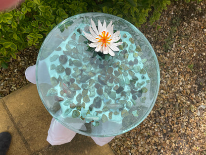 Realistic Resin Koi Pond Table