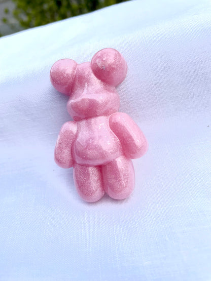 Courage Bear - Breast Cancer Ribbon Pink